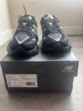 Men’s 9060 NEW BALANCE (black reflective) Size 8